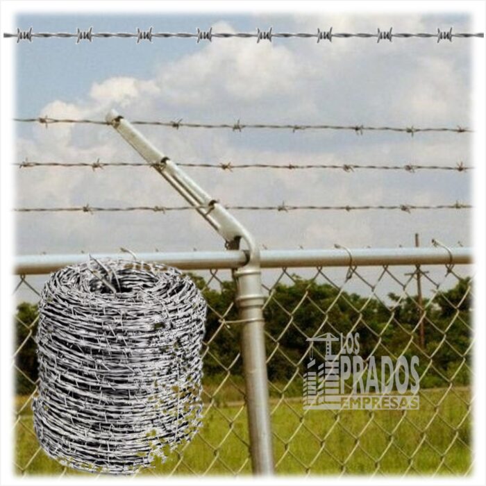 Rollo Alambre Púas Galvanizado 2 Hebras | 250 mt. - Imagen 3