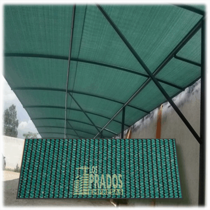 Malla Raschel 4.20 x 50Mtrs. 85% sombra Jaspeado VERDE - NEGRO - Imagen 2