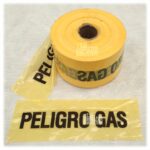 Cinta Demarcación Amarilla - Gas | Rollo 500Mts lineal